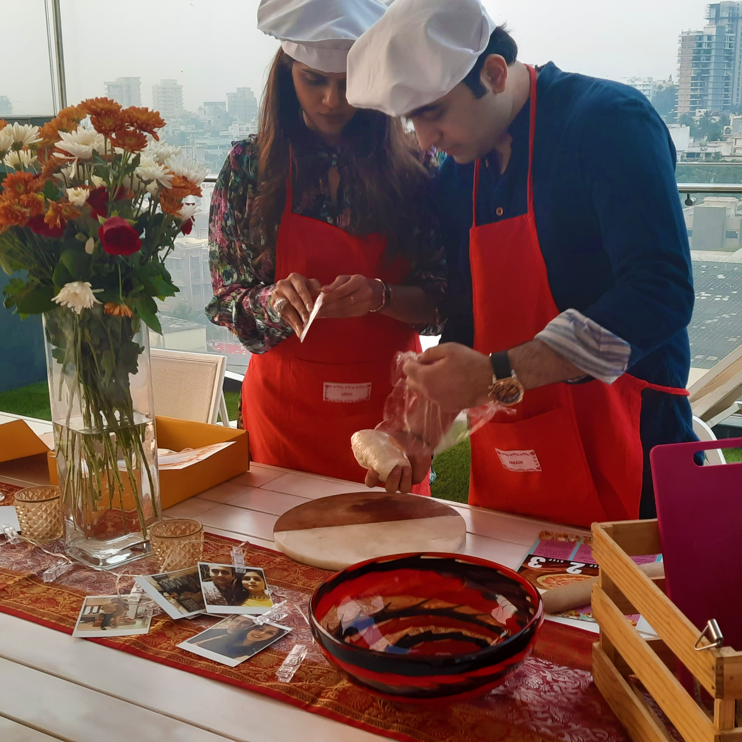 Luxe Movie Night + DIY cooking in the Sky Kitchen