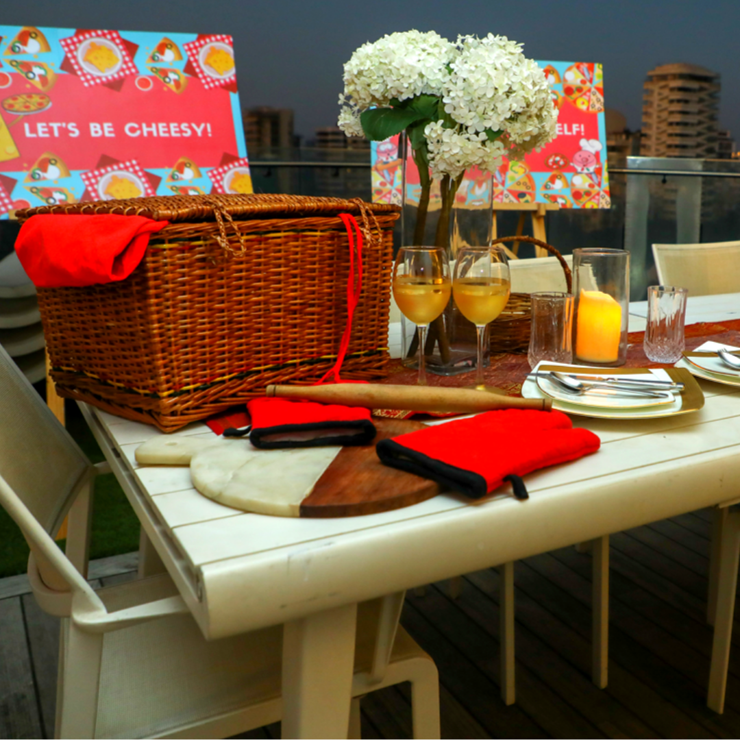 Luxe Movie Night + DIY cooking in the Sky Kitchen